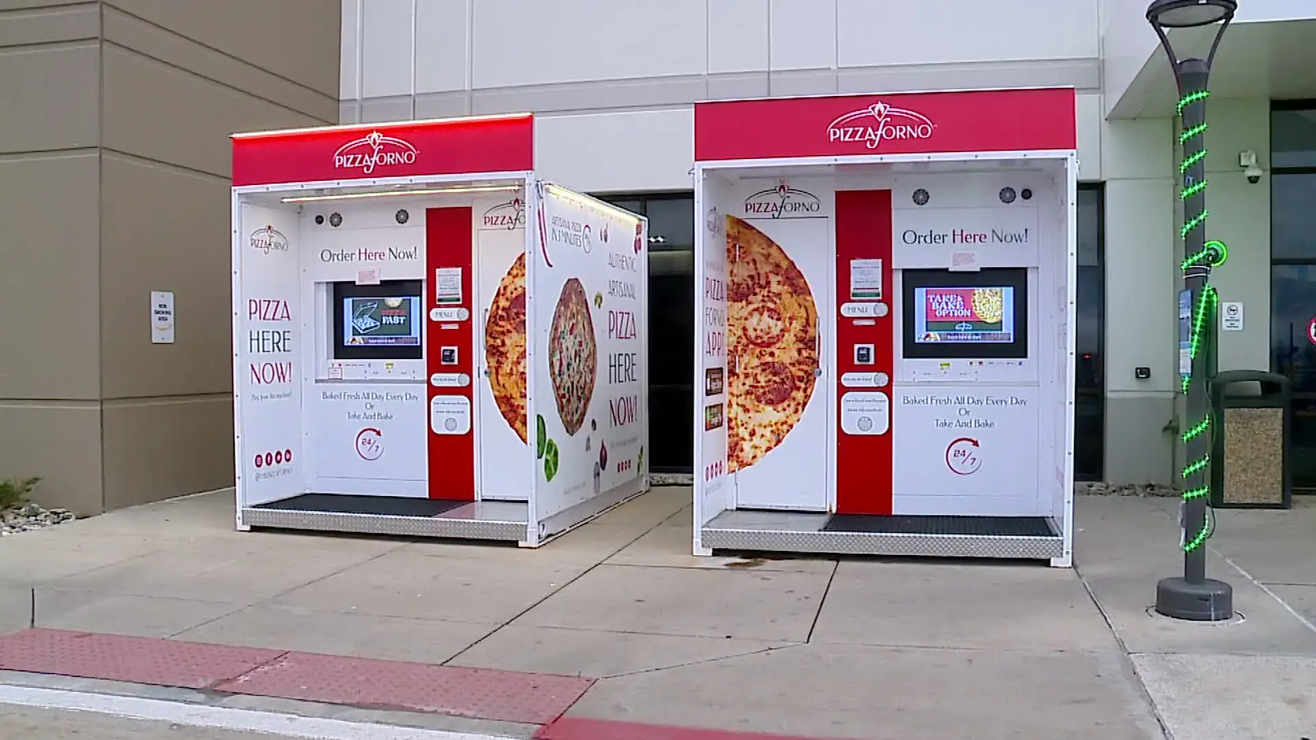 Hot Pizza Anytime with 24 Hour Vending Machines